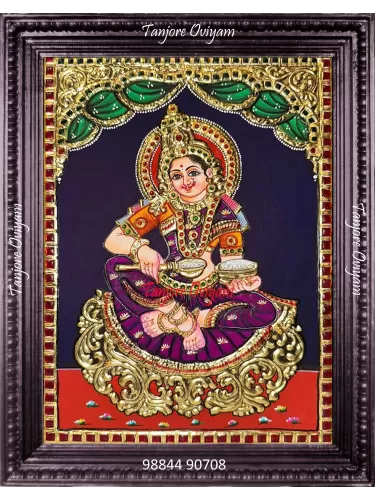 gold-annapoorani-tanjore-painting